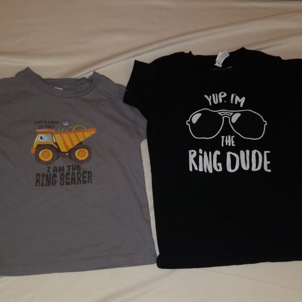 2 ringbearer tshirts